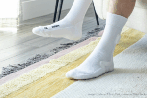 Image courtesy of Siren Care, makers of Siren Socks.