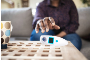 asthma management with an at home peak flow meter